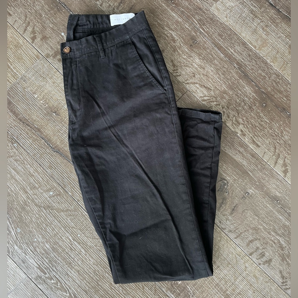 Men’s Mott & Bow Black Chino’s